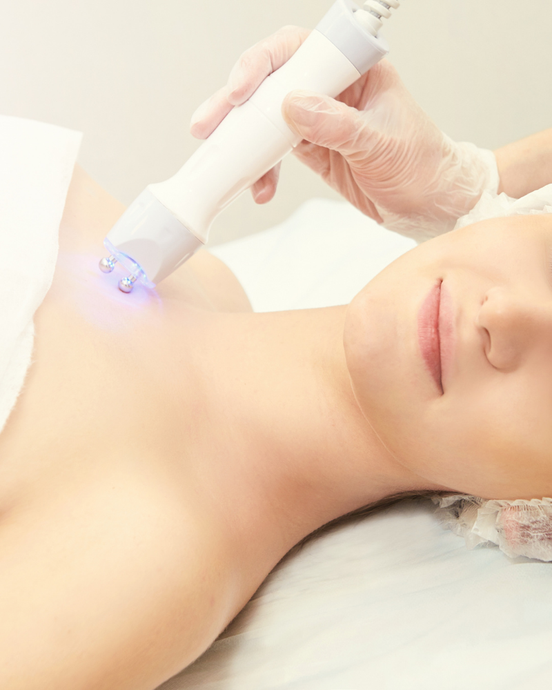 thiet bi laser lam hong