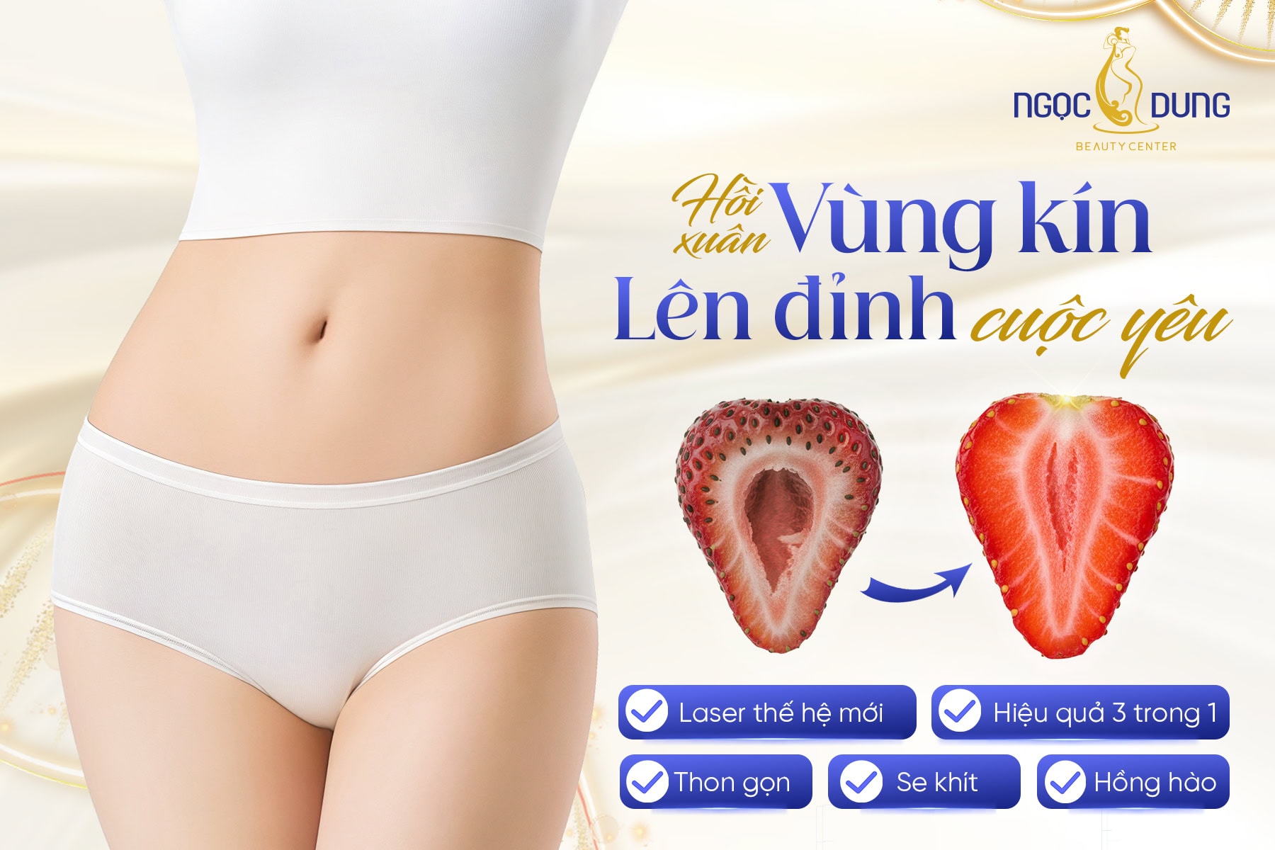 Trị thâm vùng kín giúp bạn tự tin hơn trong cuộc sống vợ chồng