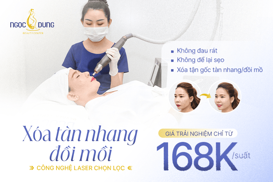 Điều trị da đa vùng cho làn da sáng mịn từ mặt đến body 22 Trị tàn nhang dứt điểm với Laser thế hệ mới