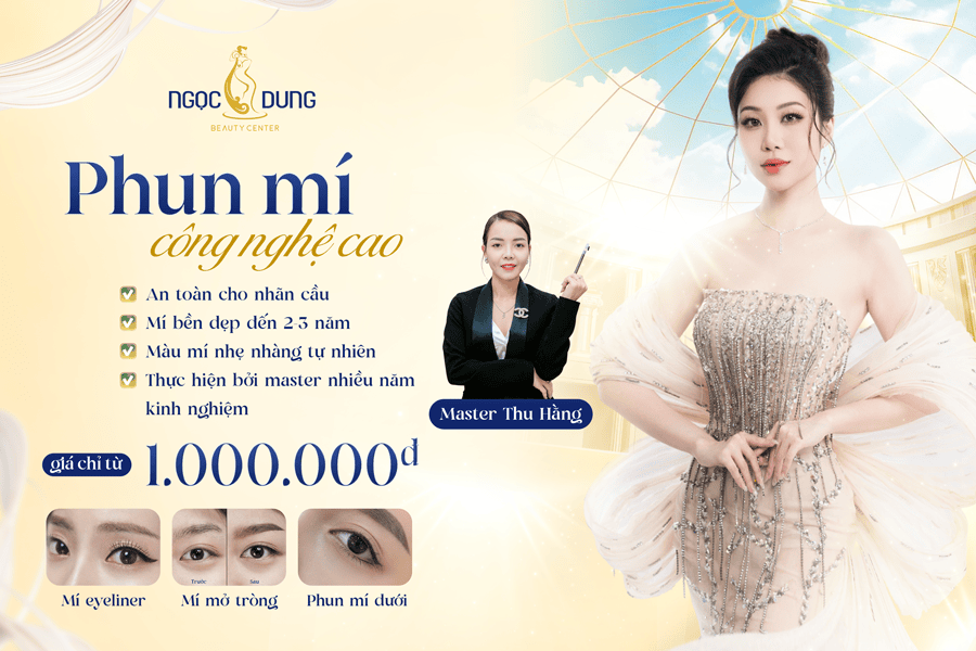 Các kiểu phun mí dành cho người bận rộn, ít trang điểm