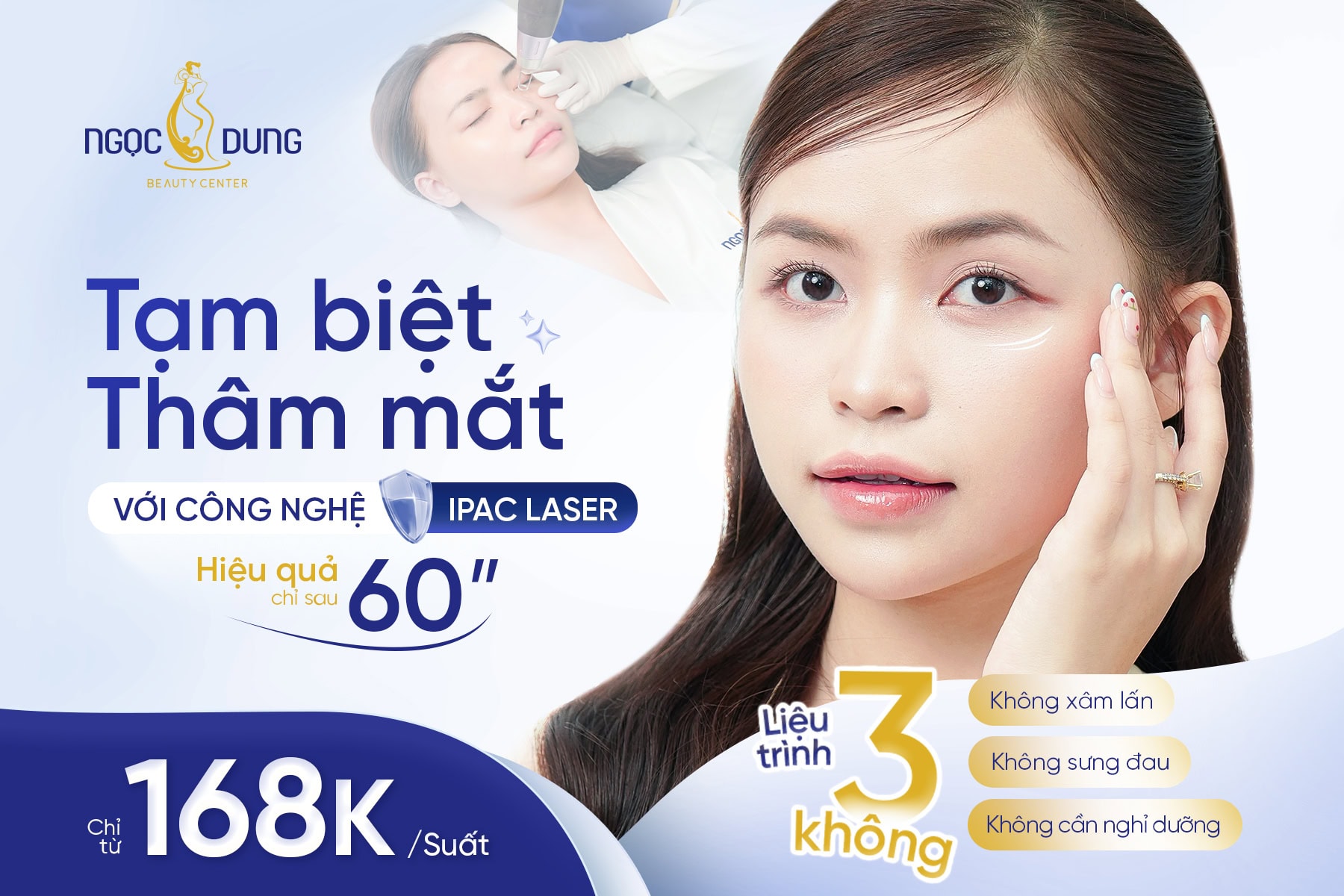 Trị thâm mắt hiệu quả giúp gương mặt tươi sáng và rạng rỡ hơn
