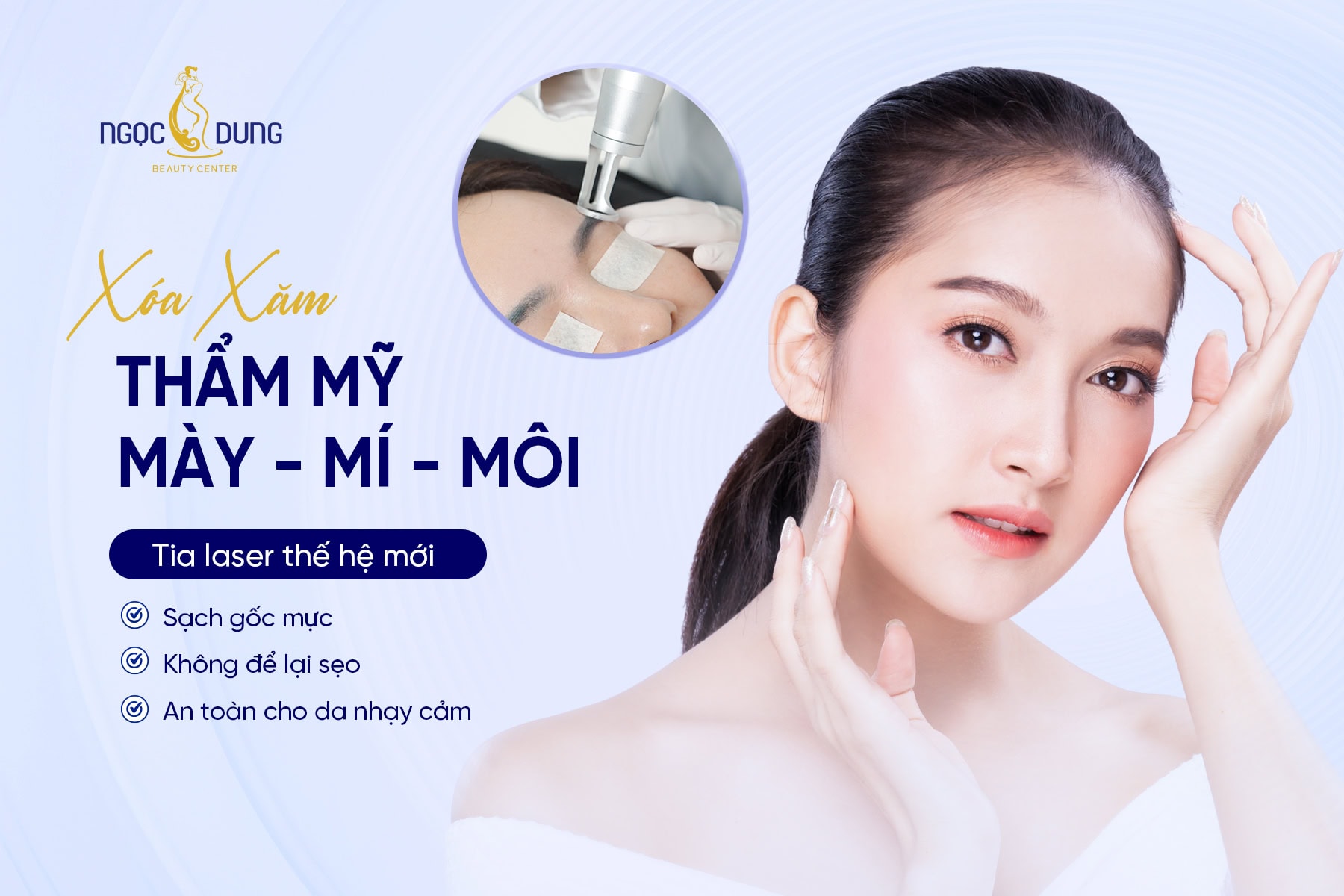 Xóa xăm Mày - Mí - Môi giúp bạn khôi phục nét đẹp tự nhiên