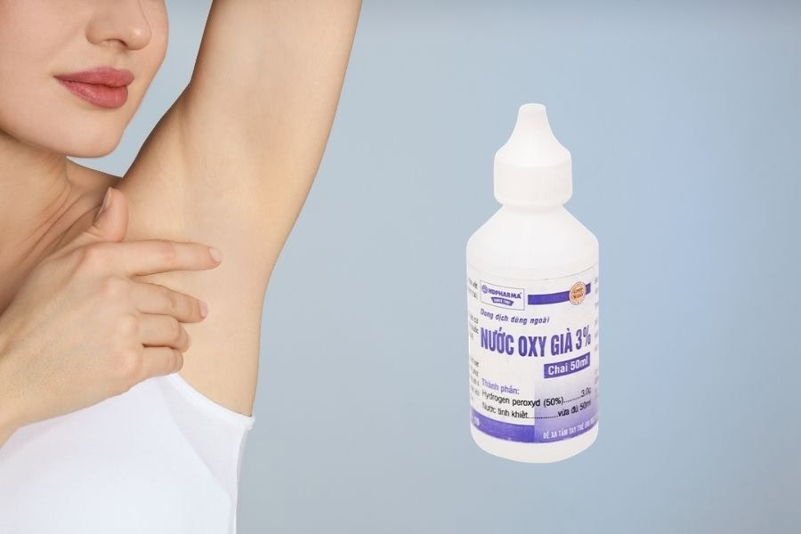 Bạn có thể làm lông nách tự rụng với oxy già