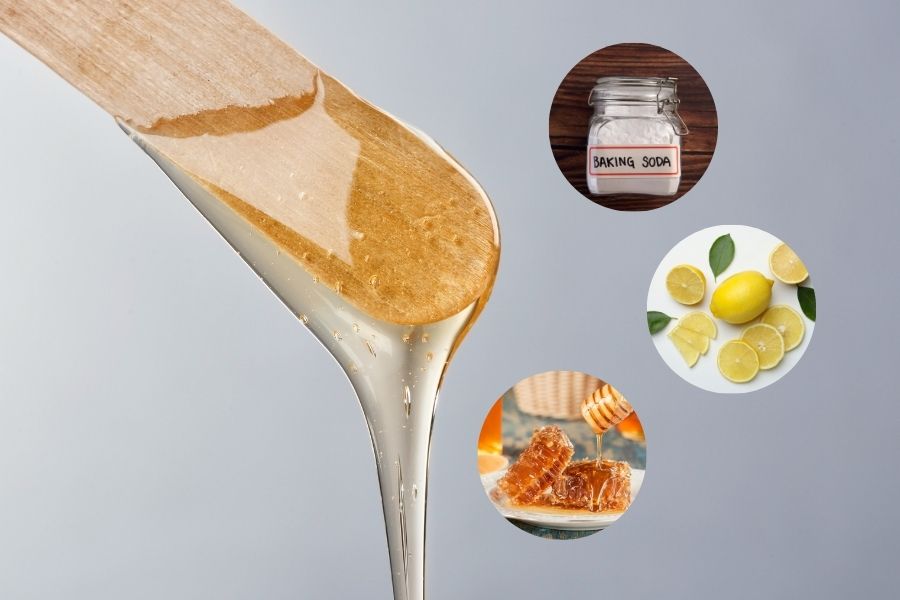 Cần test trước hỗn hợp mật ong, chanh và baking soda lên một vùng nhỏ trên da trước để tránh kích ứng