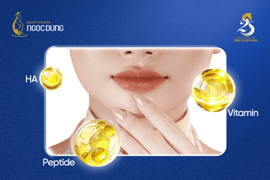 Công nghệ phun môi Silk Lips mới tại Ngọc Dung – Xu hướng môi hồng hào, căng mịn tự nhiên 3 Công nghệ Silk Lips đưa tinh chất HA, vitamin và peptide thấm thấu trực tiếp vào môi trong quá trình phun