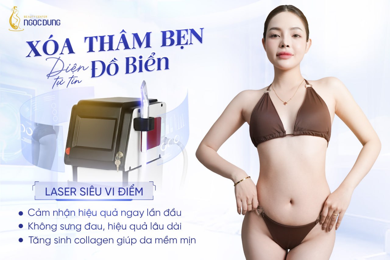Trị thâm bẹn nhanh chóng, cải thiện sắc da rõ rệt sau liệu trình
