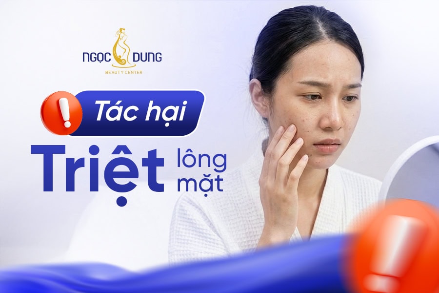 tác hại triệt lông mặt