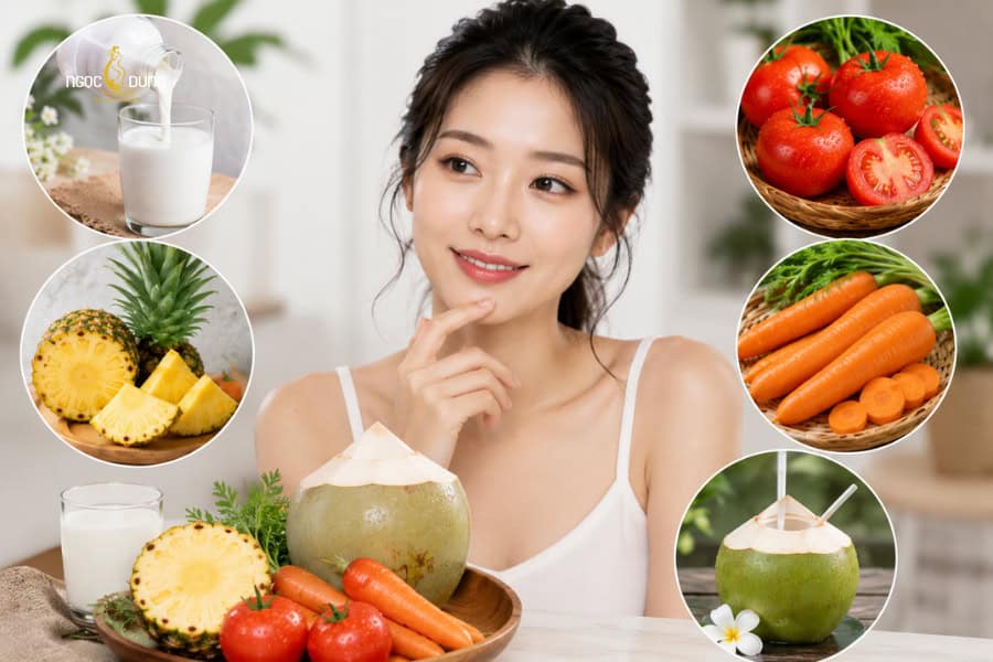 Phun xăm môi kiêng ăn gì và nên ăn gì để lên màu đẹp? 14 Nhóm thực phẩm giúp môi lên màu chuẩn sau phun