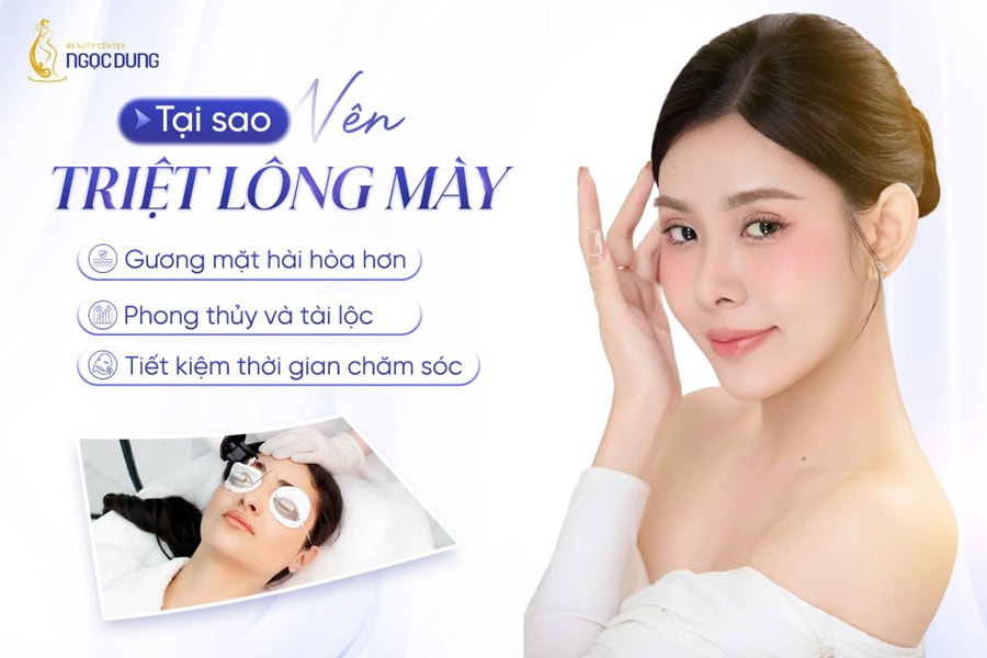 dịch vụ triệt lông mày