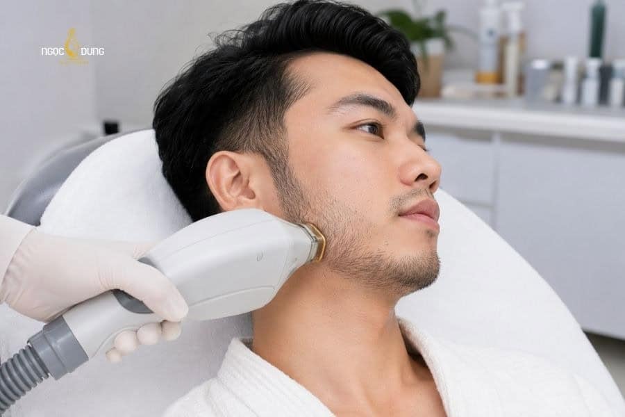 Cách triệt râu quai nón cho nam an toàn và hiệu quả 8 Laser là một trong những giải pháp triệt râu quai nón hiện đại và hiệu quả