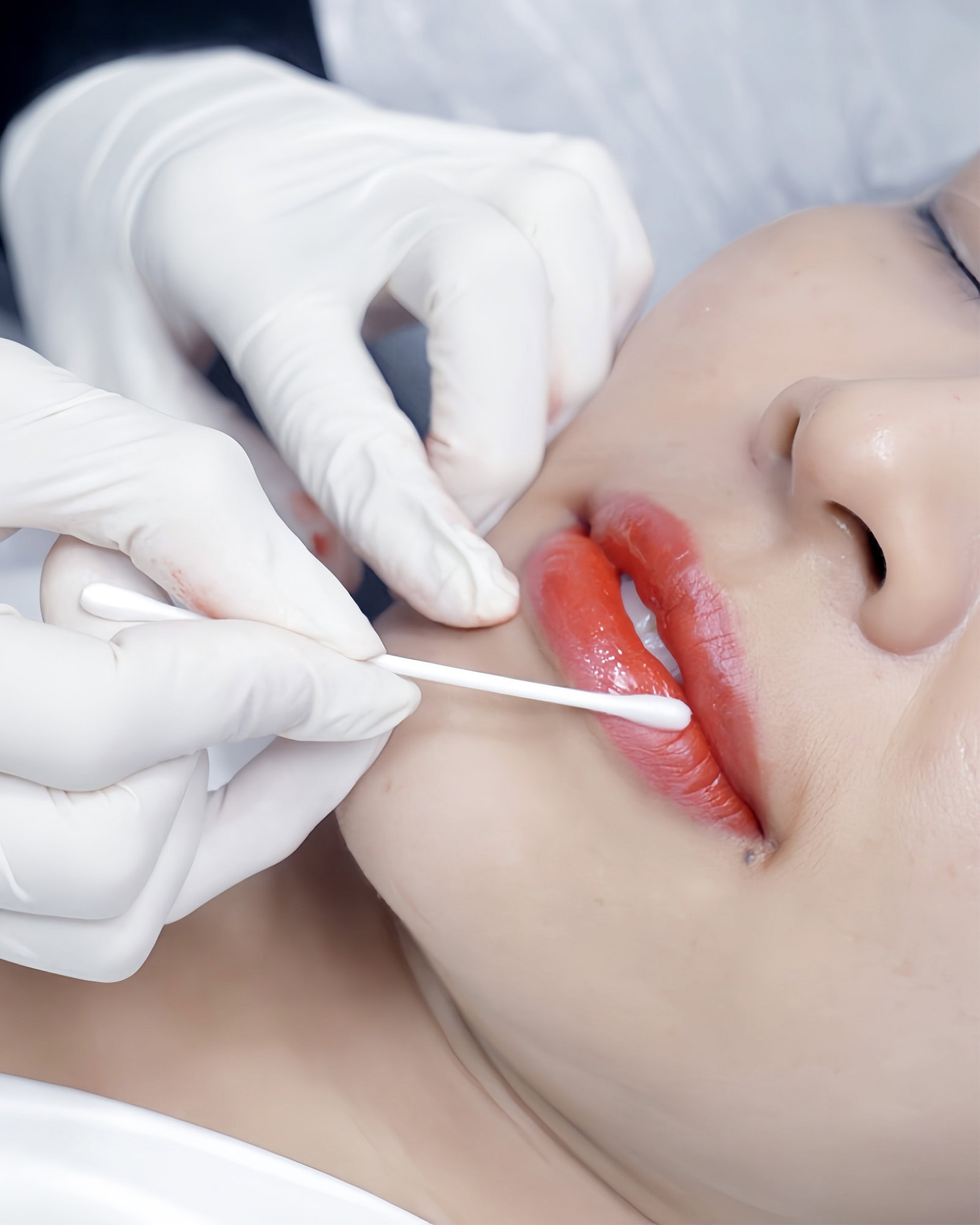 Thành phẩm sau phun môi