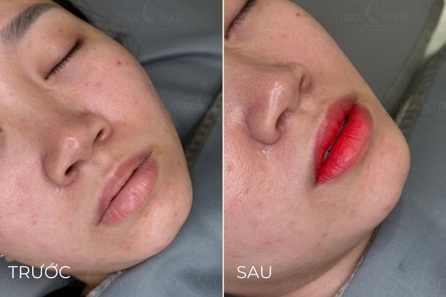 Phun môi Collagen tại Ngọc Dung