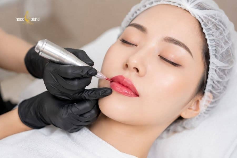 Phun môi collagen bảng màu và giá chi tiết ở Ngọc Dung 3 Phun môi collagen khắc phục tình trạng môi nhợt nhạt và xỉn màu chỉ sau 45 - 60 phút