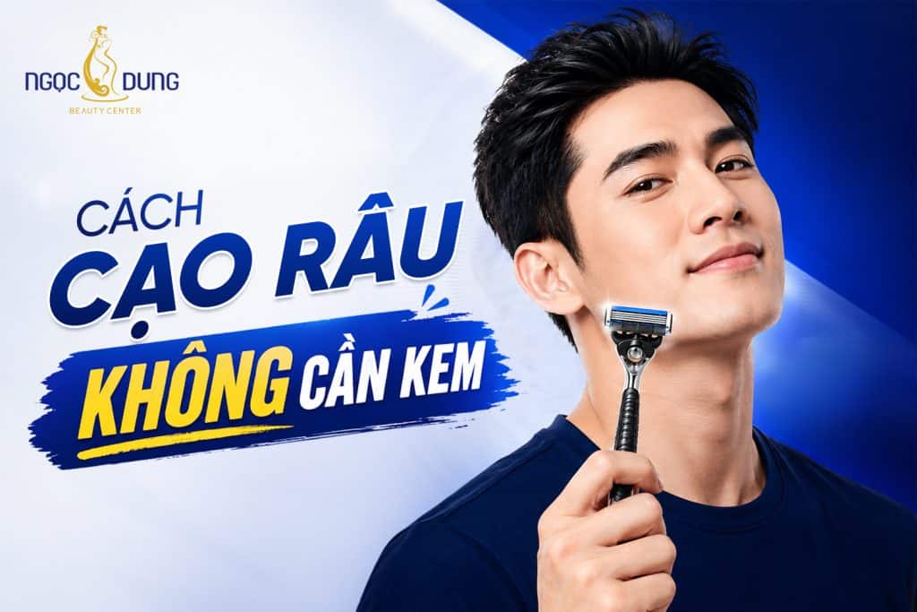 Cách cạo râu không cần kem mà không lo bị đau rát da