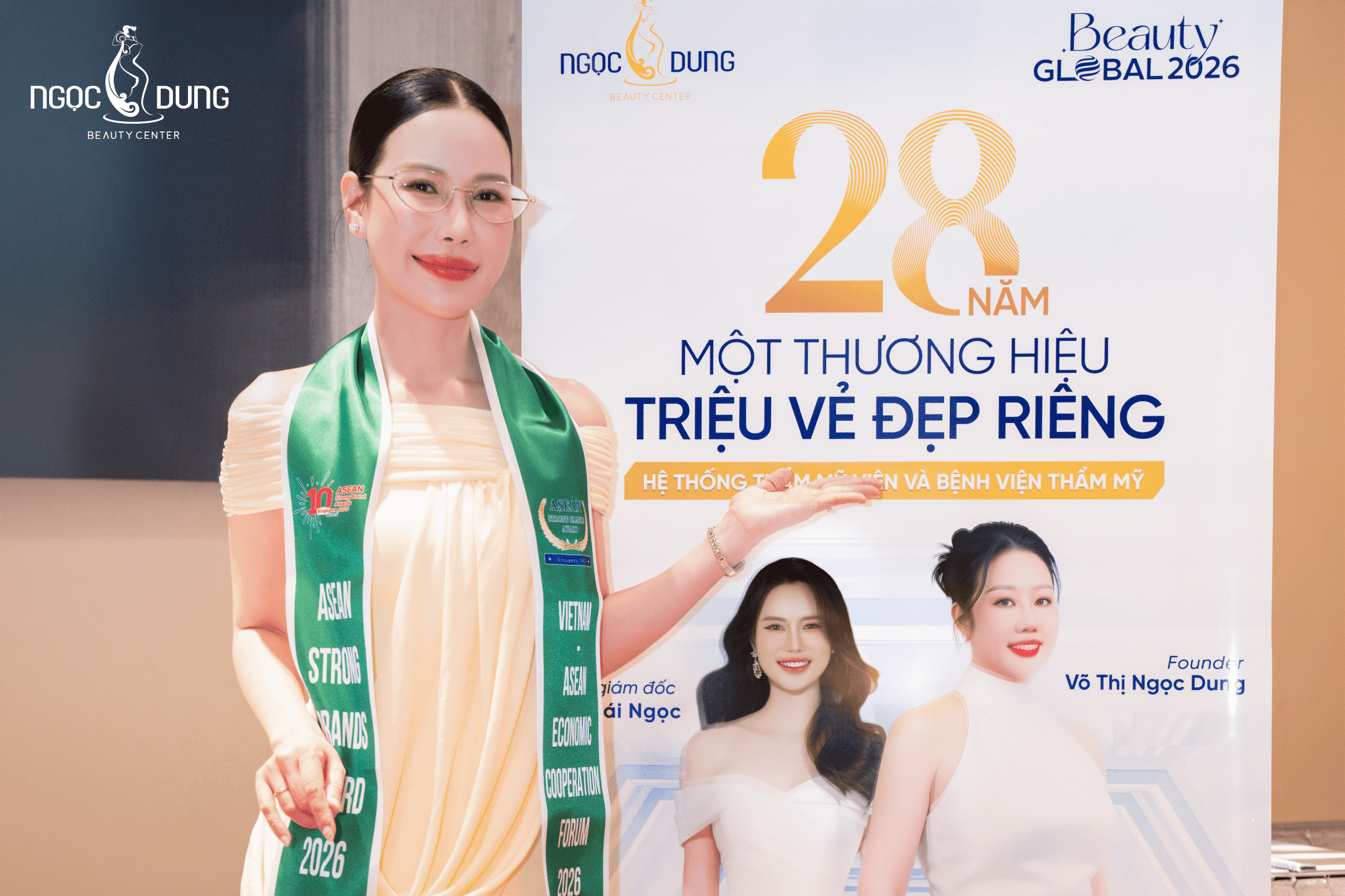 Ngọc Dung mong muốn góp phần giúp Việt Nam trở thành một trong những trung thâm du lịch thẩm mỹ của Châu Á 