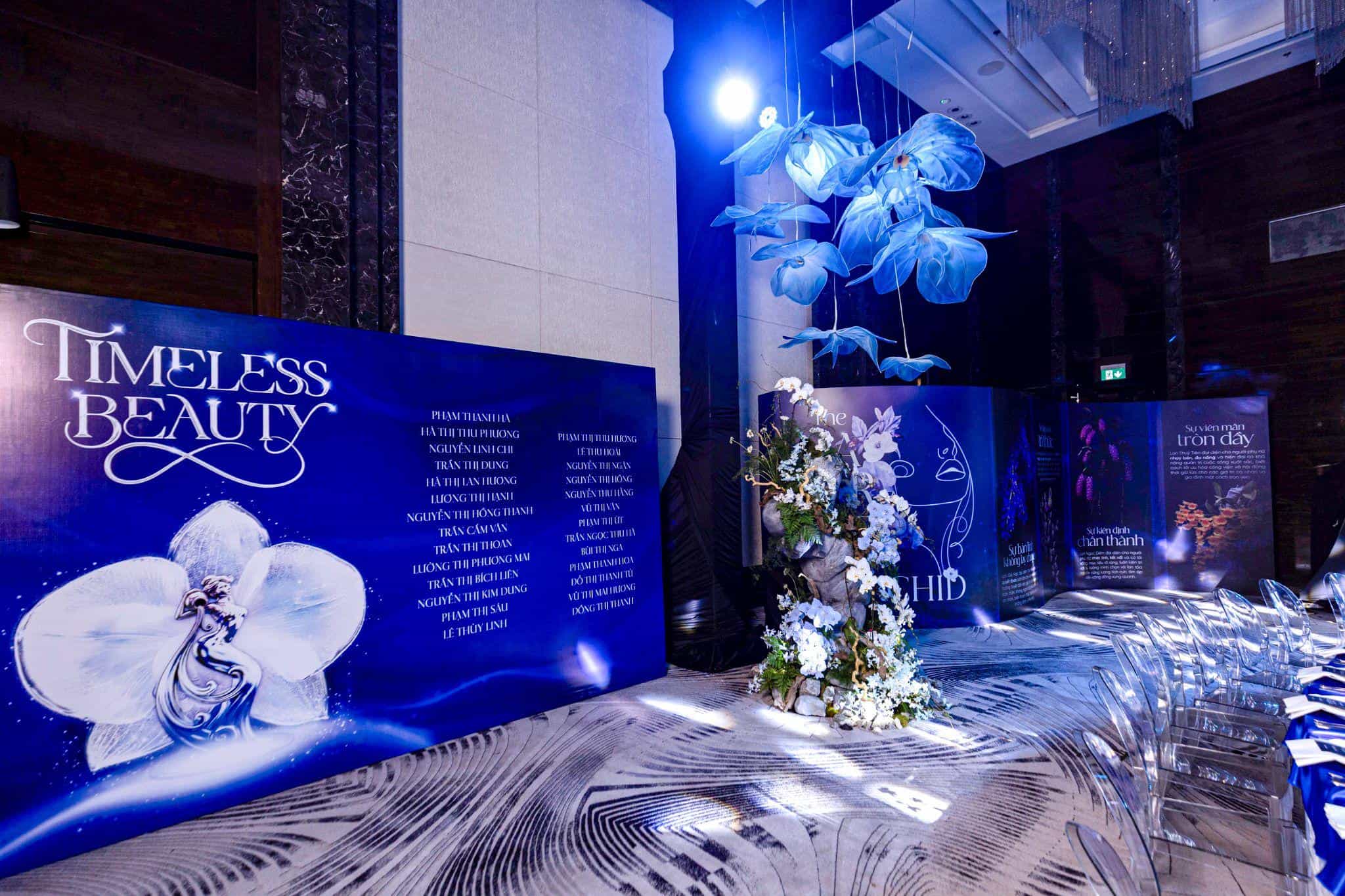 Ngọc Dung lựa chọn Lan Hồ Điệp làm "linh hồn" dẫn dắt cho đêm tiệc vì vẻ đẹp tinh tế và ý nghĩa sâu sắc của loài hoa này