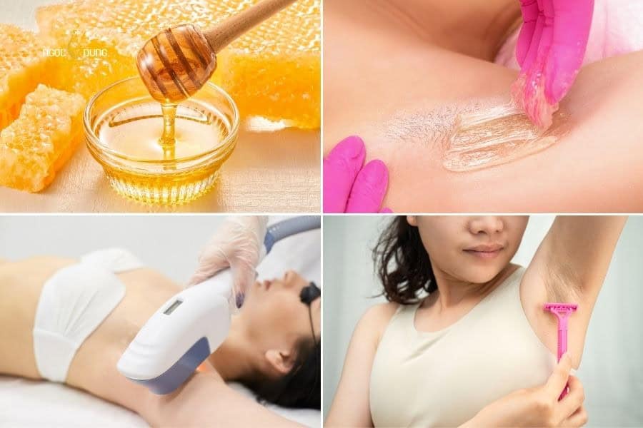 Một số cách loại bỏ lông nách an toàn sau sinh