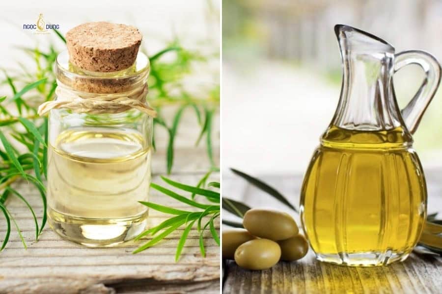 Cạo lông chân bị ngứa phải làm sao? Cách xử lý nhanh 4 Có thể dùng tinh dầu tràm hoặc oliu với liều lượng phù hợp để giảm ngứa sau cạo lông chân