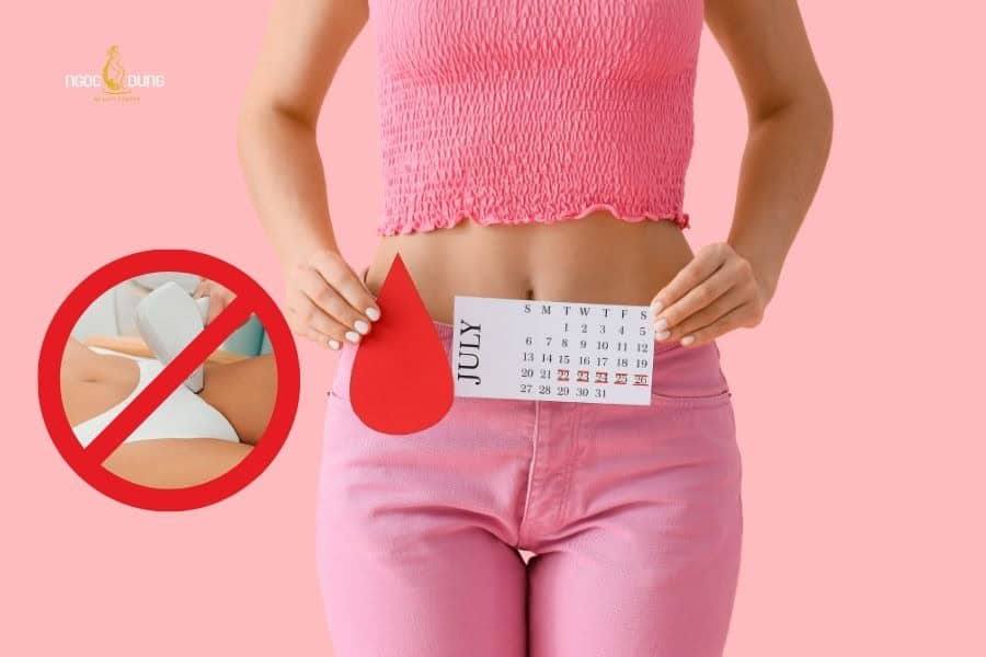 Không nên triệt lông trong kỳ kinh nguyệt