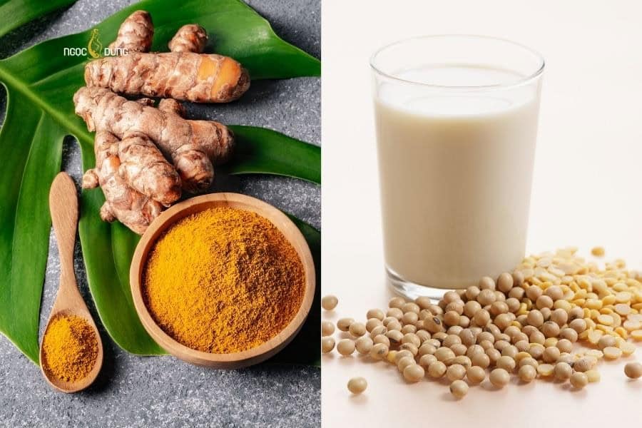 Cách làm mềm lông vùng kín không bị ngứa rát tại nhà 4 Nghệ khi kết hợp với sữa đậu cũng tạo thành cách làm cho lông vùng kín mềm hiệu quả