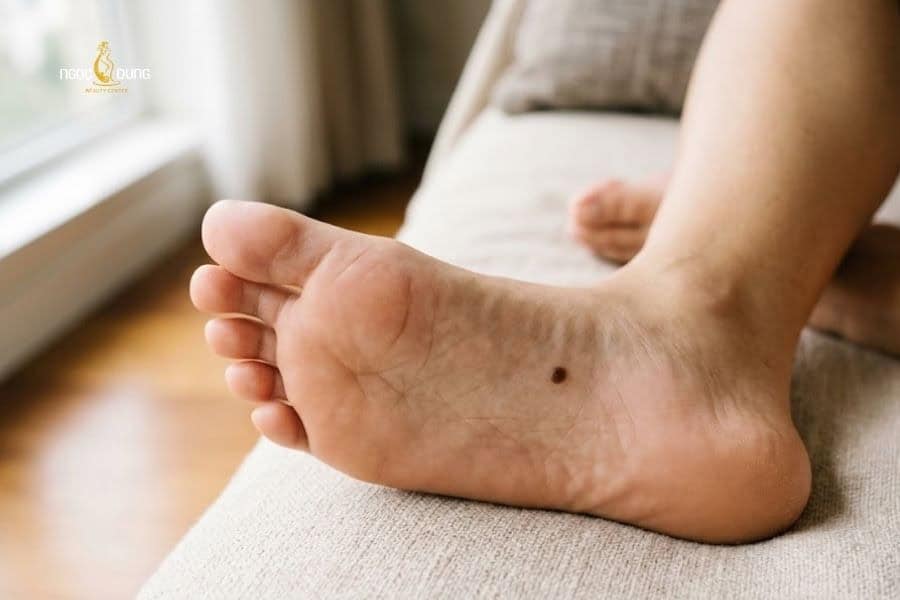 Giải mã ý nghĩa nốt ruồi lòng bàn chân nam nữ: Tốt xấu? 9 Nữ giới có nốt ruồi ở lòng bàn chân trái thường có cuộc sống ổn định ngay từ nhỏ