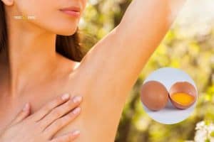 Cách triệt lông nách bằng trứng gà sẽ phù hợp với vùng lông mảnh, thưa và không quá cứng