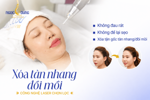 Xóa tàn nhang và đồi mồi