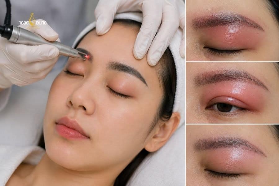 Xóa xăm có thể gây sưng tấy kéo dài nếu thực hiện sai kỹ thuật hoặc công nghệ lỗi thời