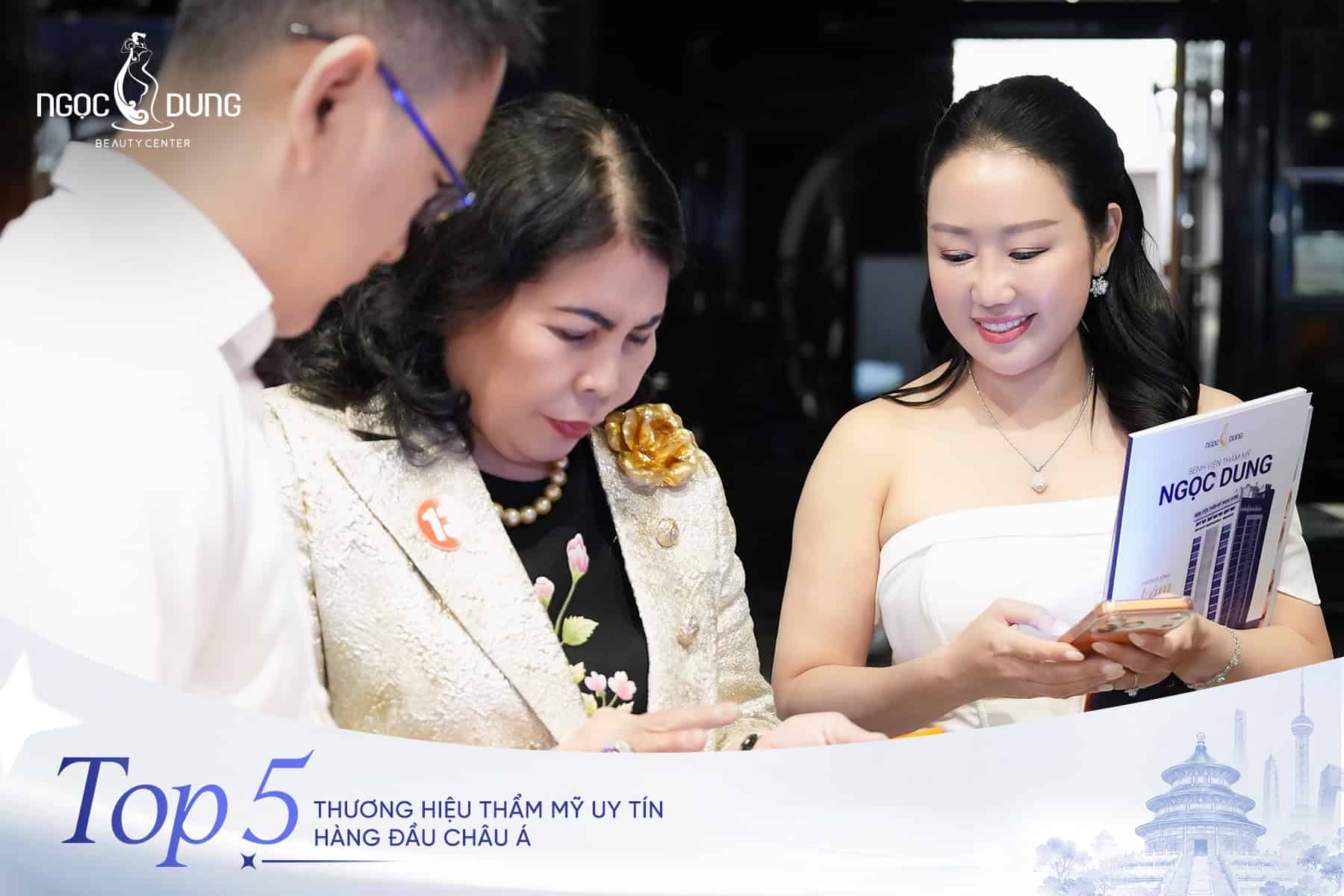 Ngọc Dung ghi dấu bằng hình ảnh một thương hiệu thẩm mỹ Việt chuyên nghiệp, cầu thị và sẵn sàng hội nhập cùng cộng đồng doanh nghiệp Châu Á