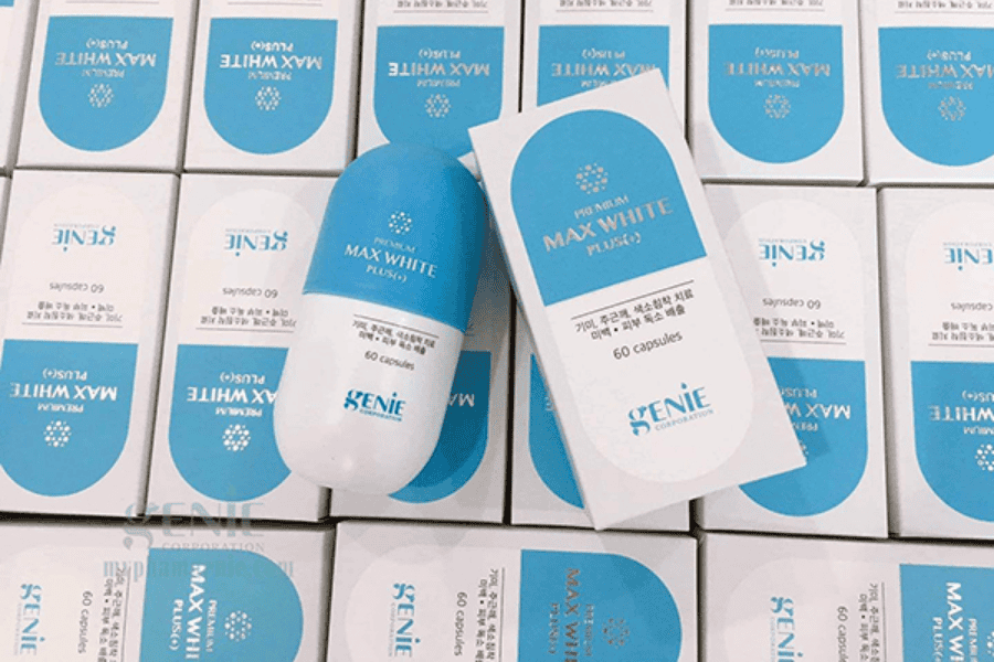 Genie Premium Max White Plus giúp sáng da, chống lão hóa