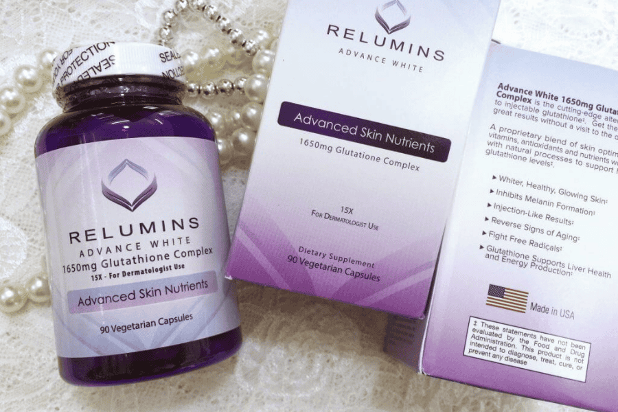 Relumins Advance White đến từ Mỹ giúp cải thiện sắc tố đồng đều