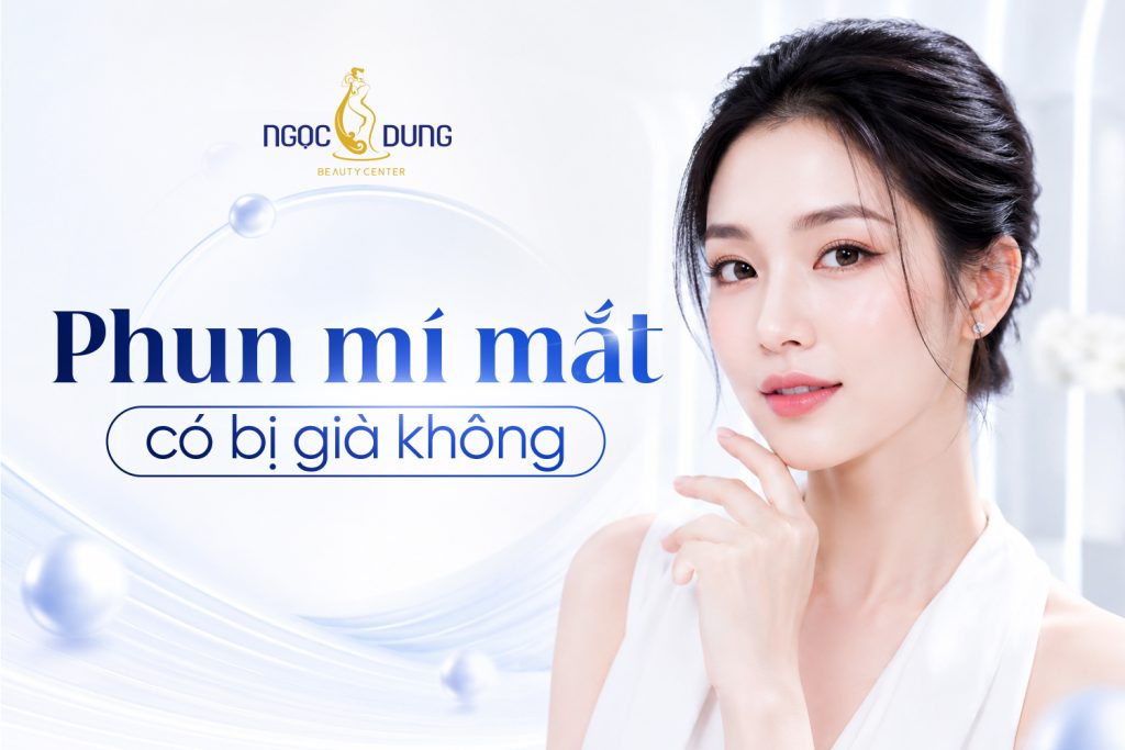 Phun mí mắt có bị già không? Cách sở hữu đôi mắt trẻ trung
