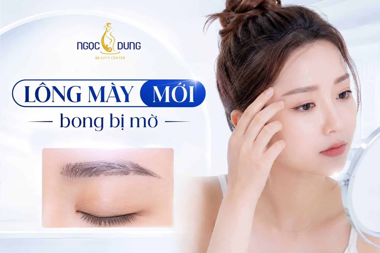 Lông mày mới bong bị mờ: Nguyên nhân và cách khắc phục