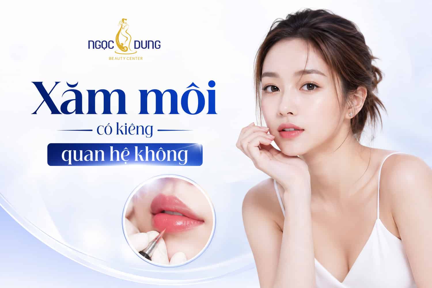 Xăm môi có kiêng quan hệ vợ chồng không? Kiêng hôn bao lâu?