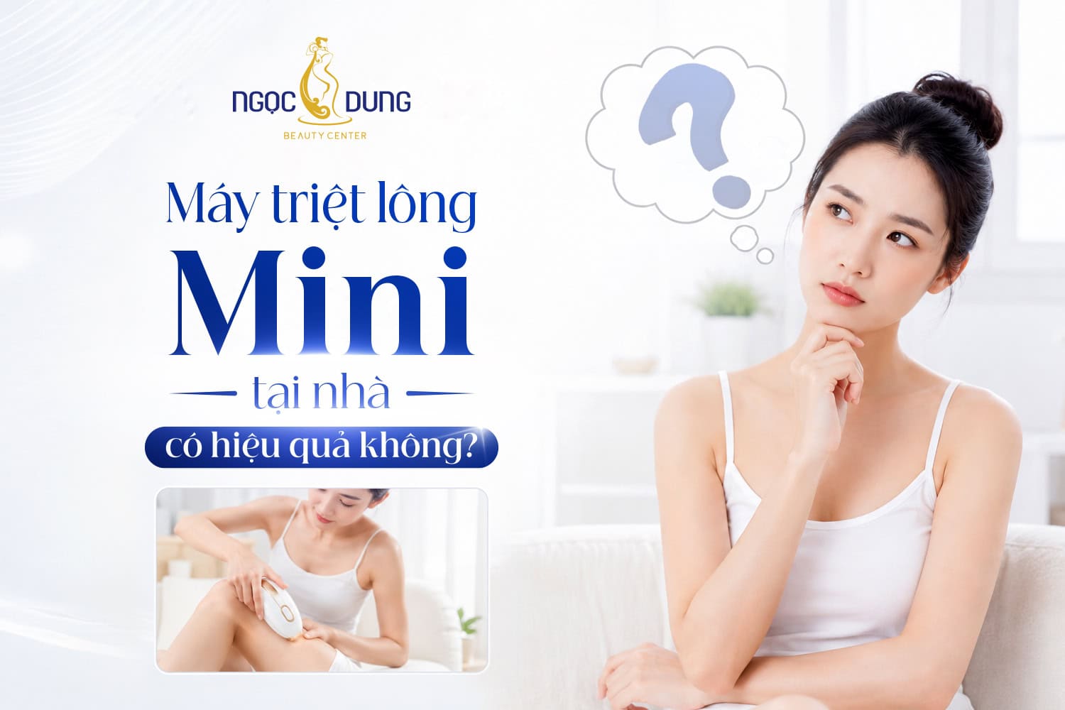 Máy triệt lông mini có hiệu quả không