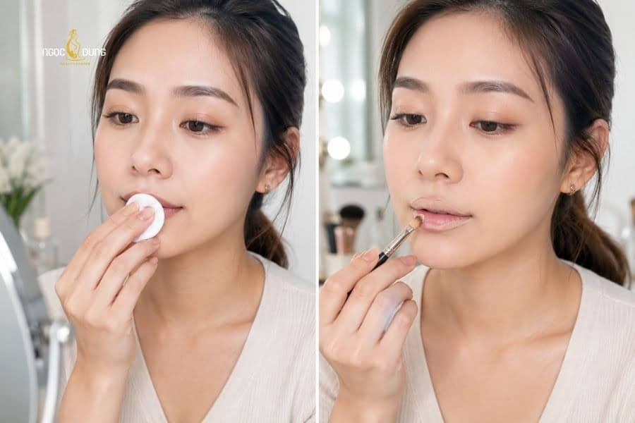Môi thâm nên dùng son màu gì? Top 8 màu son cực đỉnh 8 Hãy che khuyết điểm môi để màu son lên chuẩn hơn