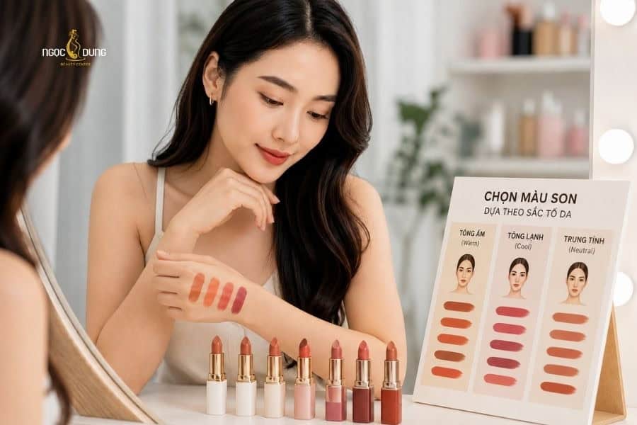 Chọn màu môi theo sắc tố da để có diện mạo rạng ngời nhất