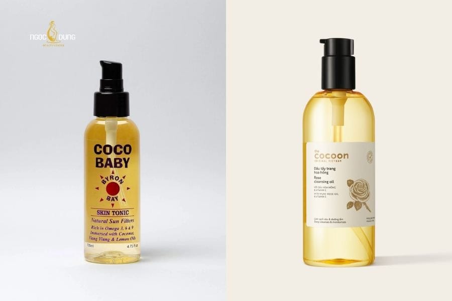 Có thể dùng dầu tẩy trang hoặc dầu em bé để làm sạch sáp thừa sau wax lông