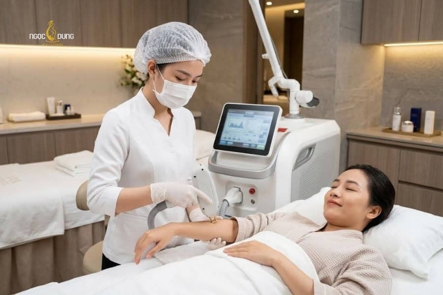 Triệt lông 1/2 cánh tay giá bao nhiêu? Bảng giá chi tiết 3 Giá triệt lông nửa tay còn phụ thuộc vào công nghệ thực hiện