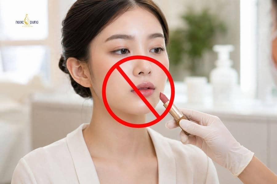 Khử thâm môi có được đánh son không? Bao lâu mới được? 2 Không nên đánh son ngay sau khi khử thâm môi