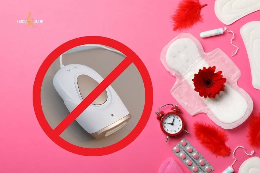 Hướng dẫn cách triệt lông bikini bằng máy tại nhà an toàn 4 Không nên triệt lông lúc đang có kinh nguyệt