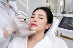 Laser là một trong những cách khử thâm môi hiện đại và cho hiệu quả nhanh chóng