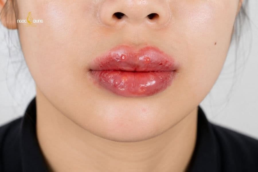 Phun môi bị bầm tím: nguyên nhân, dấu hiệu và khắc phục 3 Cần đến bác sĩ thăm khám ngay nếu tình trạng môi bầm tím và sưng tấy sau phun xăm kéo dài