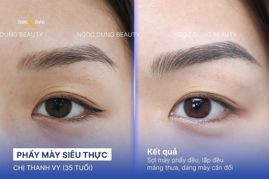 Phun xăm ở đâu đẹp tại TPHCM? Top 3 địa chỉ uy tín và giá 3 Phẩy mày siêu thực (hay kỹ thuật hairstroke) cho dáng mày tự nhiên hơn