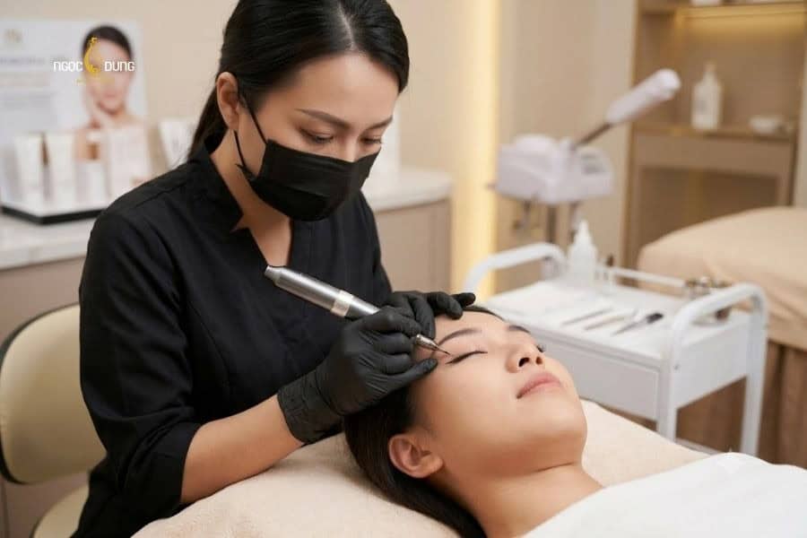 Phun mí makeup: Sở hữu đôi mắt to tròn sắc nét tự nhiên 4 Phun mí make up cho kết quả thẩm mỹ bền lâu