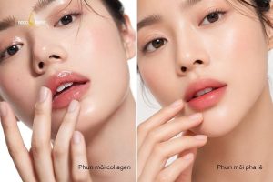 Phun môi collagen và phun môi pha lê đều mang lại kết quả hài hòa và giúp diện mạo tươi tắn hơn