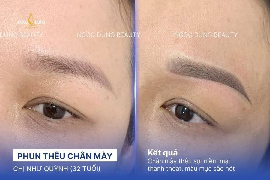 Phun xăm ở đâu đẹp tại TPHCM? Top 3 địa chỉ uy tín và giá 2 Phun thêu chân mày là một trong những lựa chọn phổ biến của nhiều khách hàng trung niên