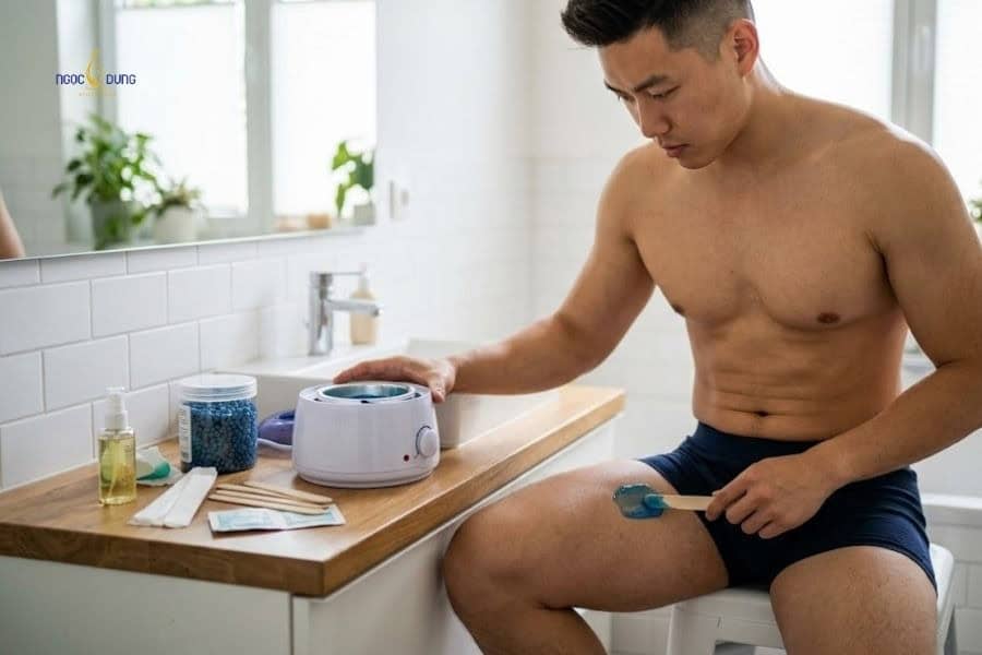 Cách wax lông vùng kín nam tại nhà: Hướng dẫn chi tiết 3 Có thể test sáp wax trên một vùng da nhỏ trước khi bôi vào vùng da nhạy cảm