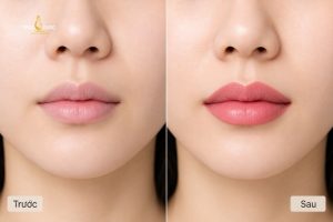 Xăm viền môi thường giúp môi trong dày và có điểm nhấn hơn