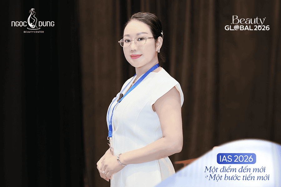Founder Ngọc Dung đã có mặt tại hội nghị IAS để cập nhật kiến thức chuyên sâu về thẩm mỹ